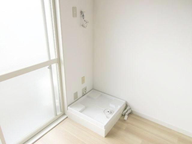 洗面設備　室内洗濯機置き場