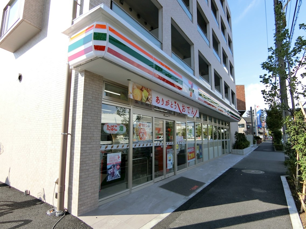 コンビニ　セブンイレブン 瑞江店（コンビニ）まで608m
