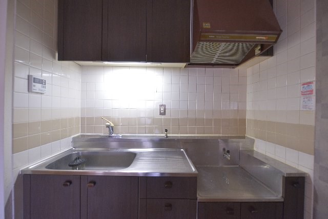 キッチン　ガスコンロ設置可能