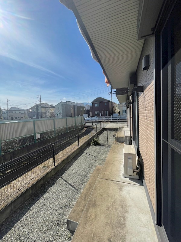 バルコニー　101号室写真参考