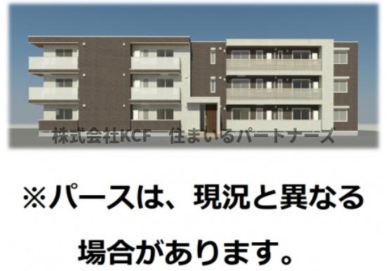 建物外観　※同施工会社の前年完成した別物件の写真になります。 内装はイ
