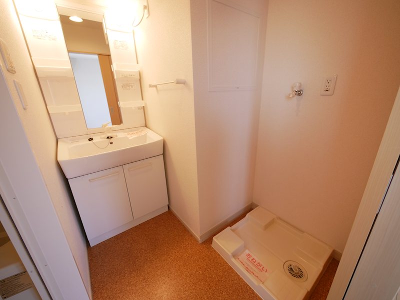 洗面設備　洗面化粧台・室内洗濯機置き場
