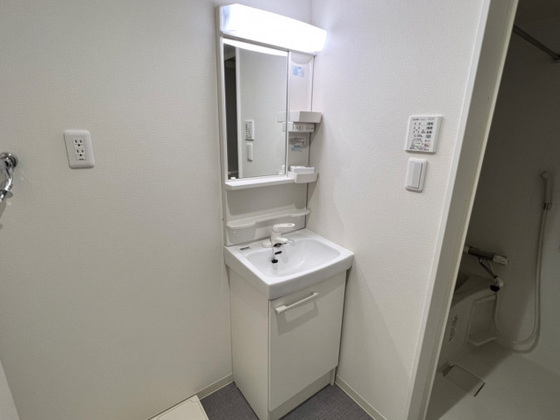 洗面設備　他号室のお写真です