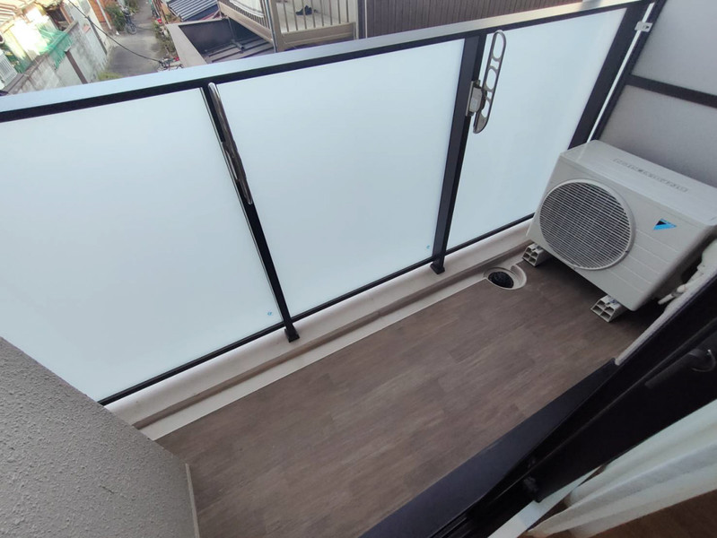 バルコニー　※213号室の写真です。