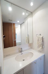 洗面設備　別タイプ部屋　参考写真です