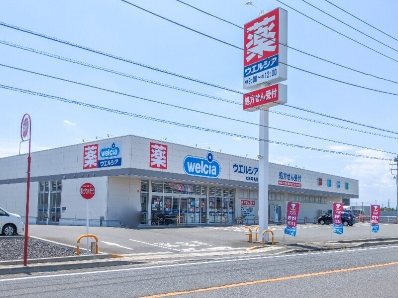 ドラックストア　ウエルシア太田尾島店（ドラッグストア）まで727m