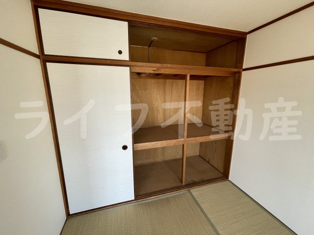 収納　たっぷりとした収納スペースです