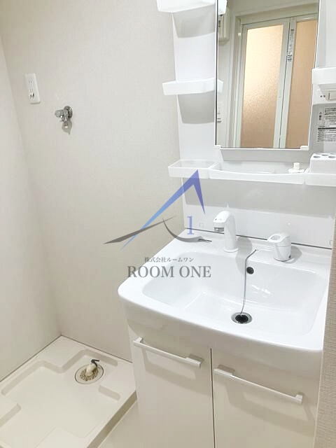洗面設備　洗面台です。