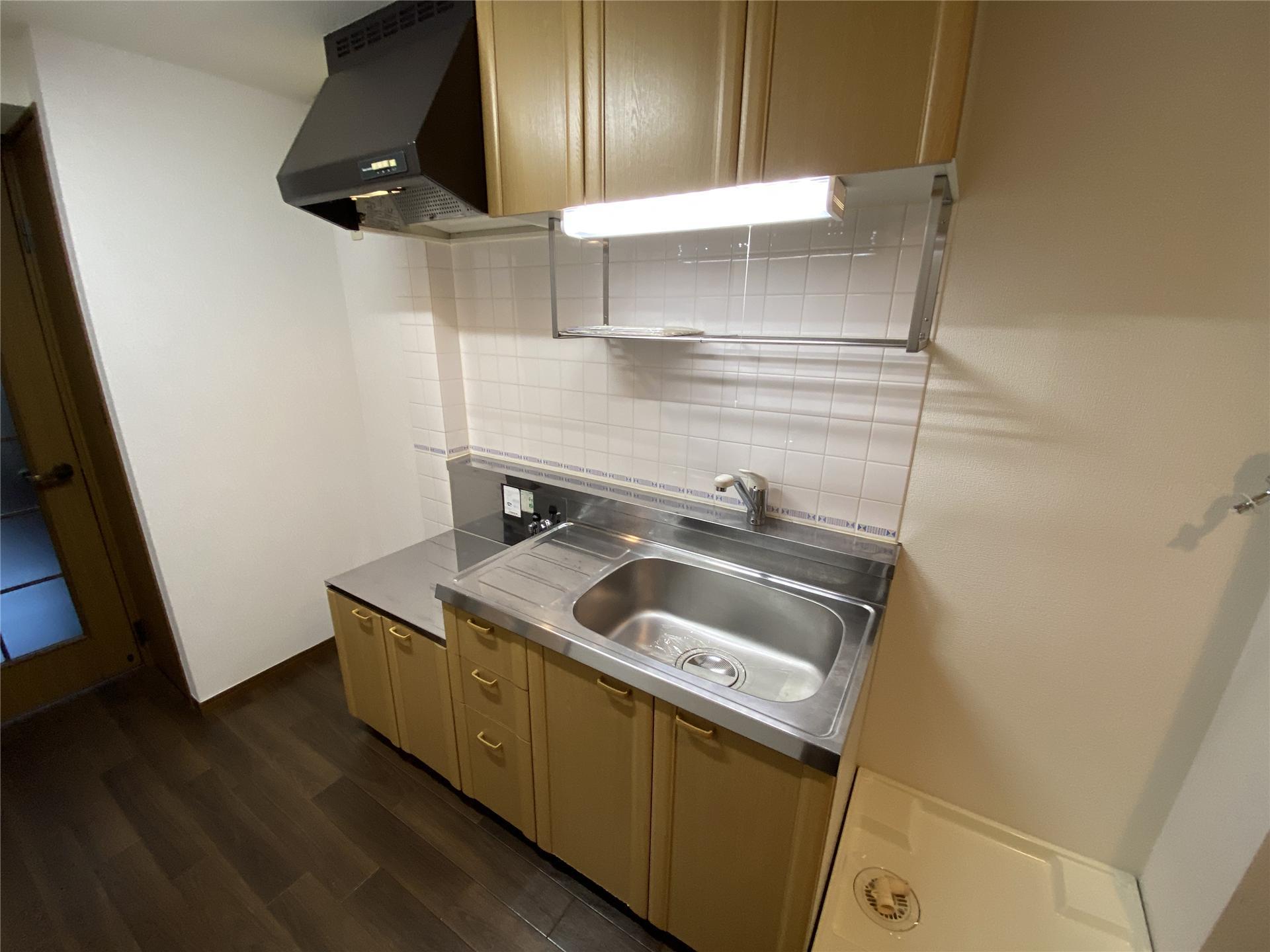 キッチン　2口ガスコンロ設置可能です