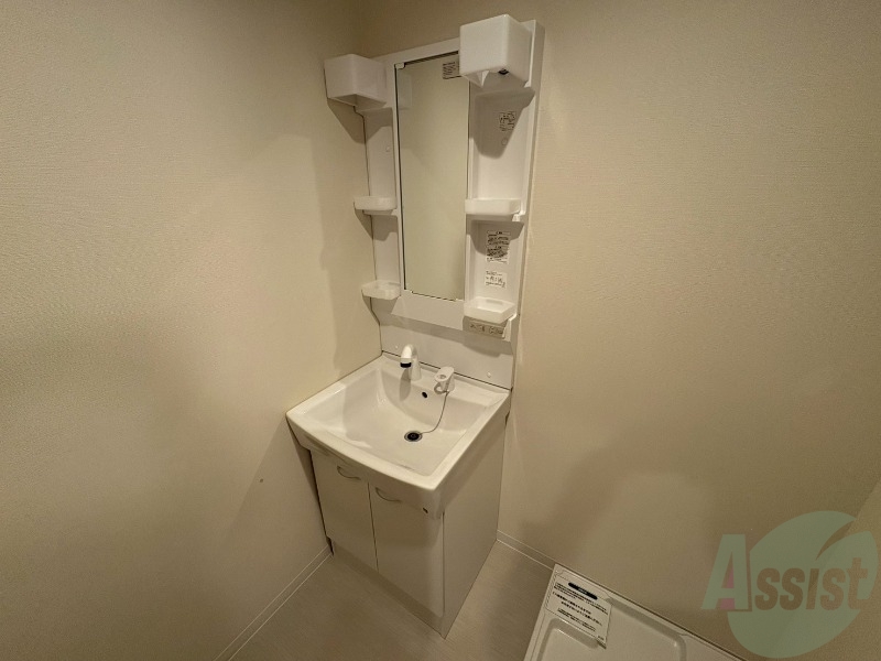 洗面設備　こちらは洗面台になります。シャンプードレッサー仕様です。