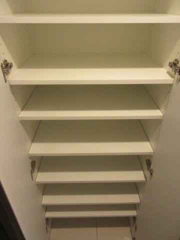 収納　ちょっとした収納スペースも充実しています