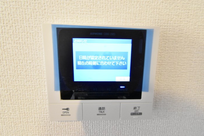 セキュリティ　モニター付きインターホンで安心