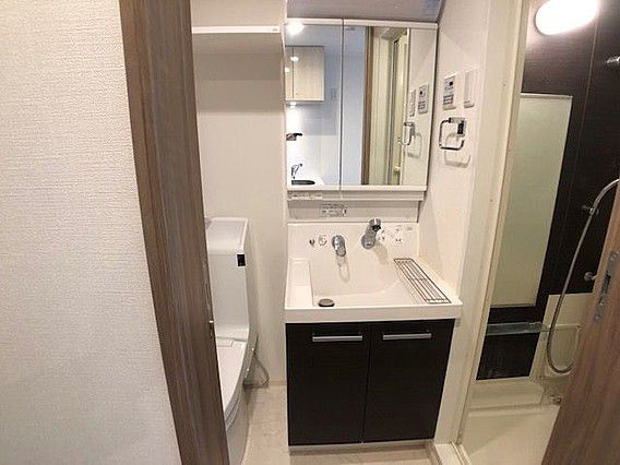 洗面設備　※別部屋の参考写真です。