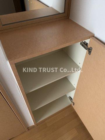 収納　十分な収納スペースがあります