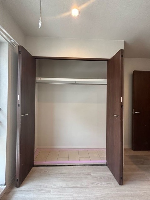 収納　※建築途中の写真です