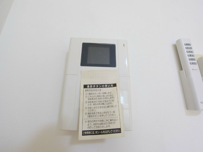 セキュリティ　TVモニター付インターホン
