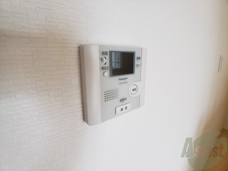 セキュリティ　インターホンで来客確認ができます。安心ですね。