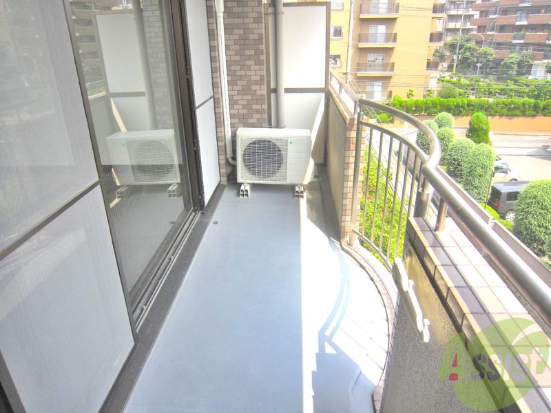 バルコニー　バルコニーまで広い！ときました♪洗濯物もお布団干しもラクラク