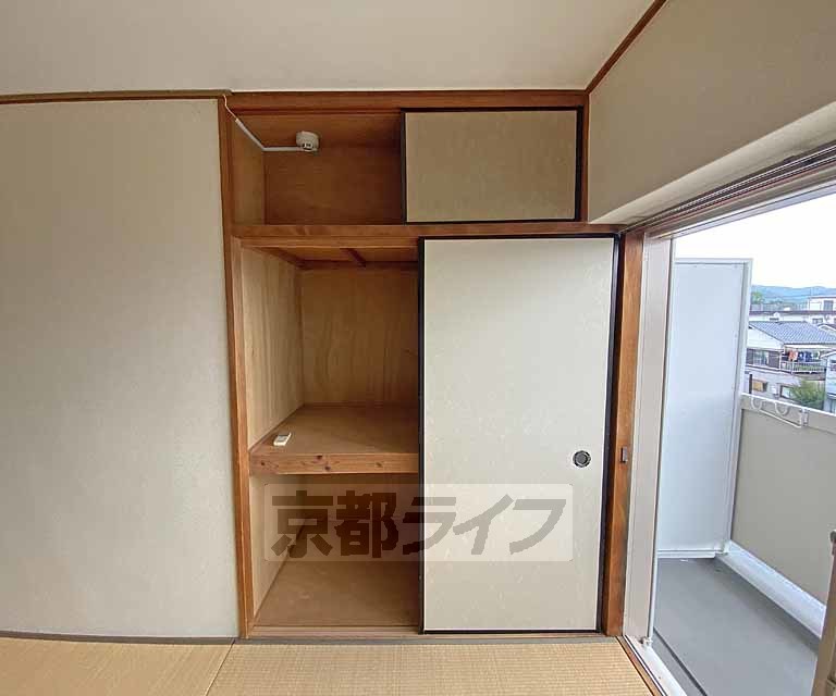 収納　押入れ収納です。