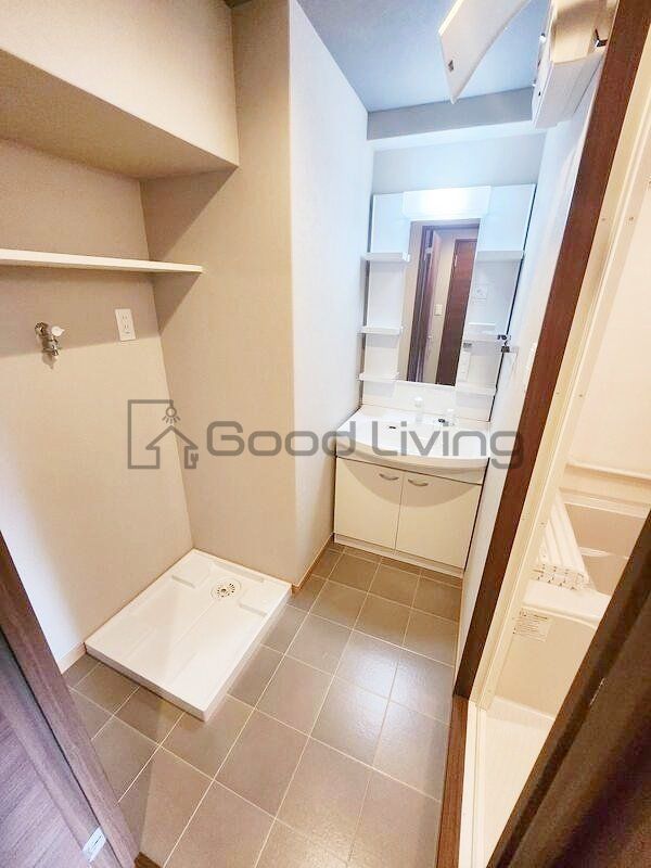 洗面設備　身だしなみもバッチリ