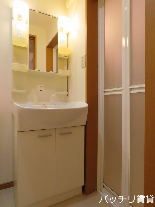 洗面設備　類似写真使用のため、現状優先。