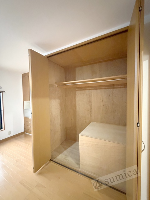 収納　室内をスッキリと見せることができる。充実収納です♪♪