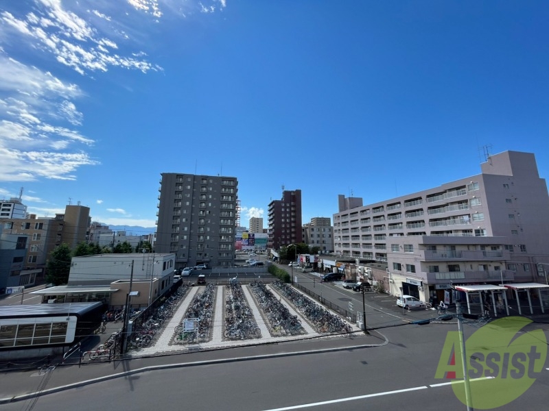 眺望　眺望はこちら。静かな住宅街という印象を受けました。