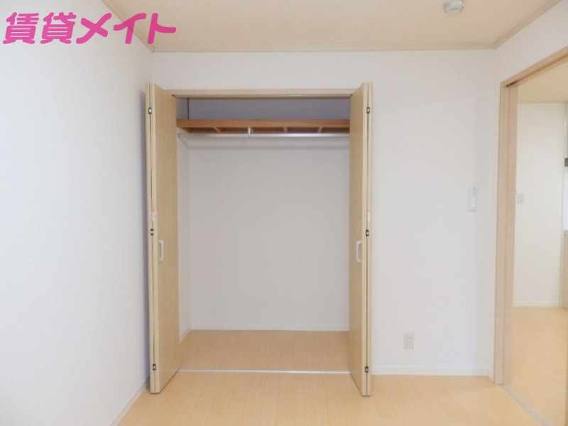 収納　同物件、別部屋の写真です