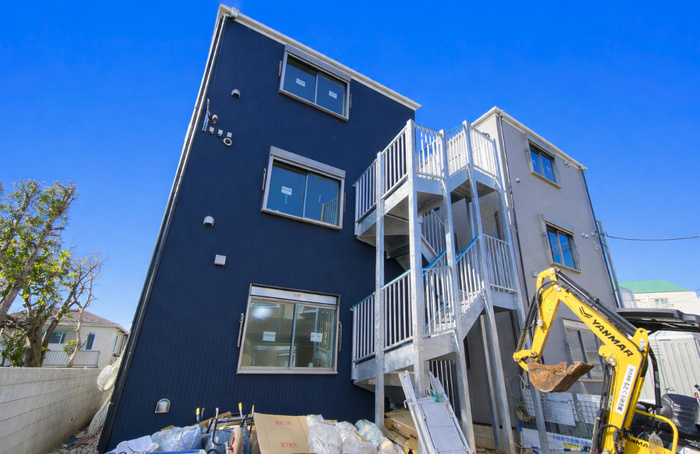 建物外観　建築中