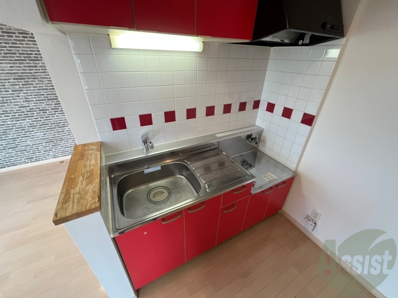 キッチン　キッチンはスペースも広々していて使いやすそうですよ！