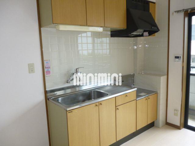 キッチン　都市ガス仕様のキッチンスペースです