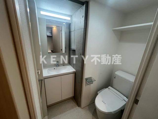 洗面設備　使いやすい洗面所です