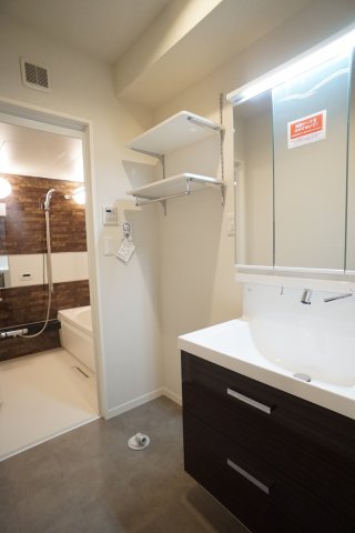 洗面設備　独立洗面台はマストアイテム♪室内洗濯機置場♪