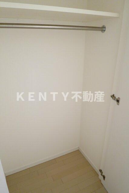 収納　たっぷりとした収納スペースです