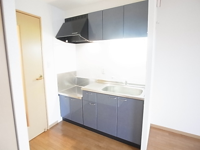 キッチン　ガスコンロ設置型のキッチン