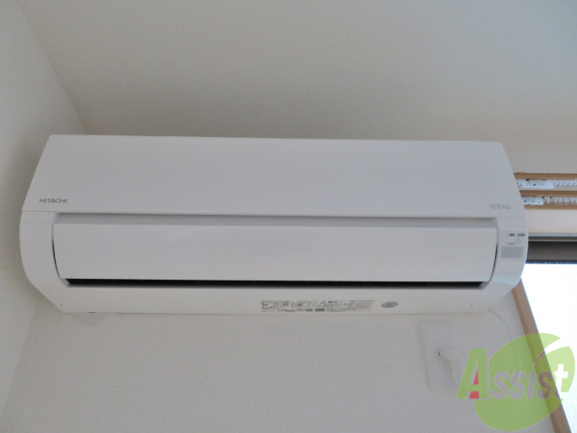 その他設備　エアコンが設置してありますので、寒暖対策もばっちり。