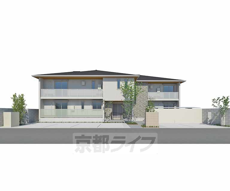 建物外観　予想図、完成予想図