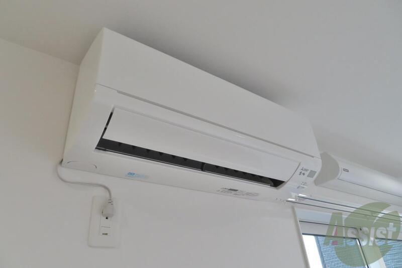 その他設備　エアコンも居室に一基備えられておりますので安心です。