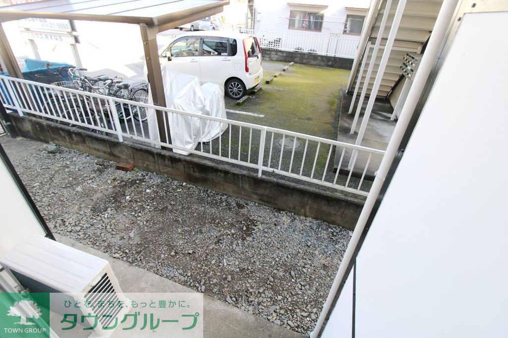 バルコニー　庭