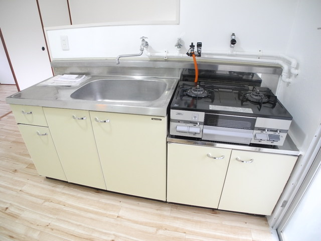 キッチン　ガスコンロはオプション商品です。