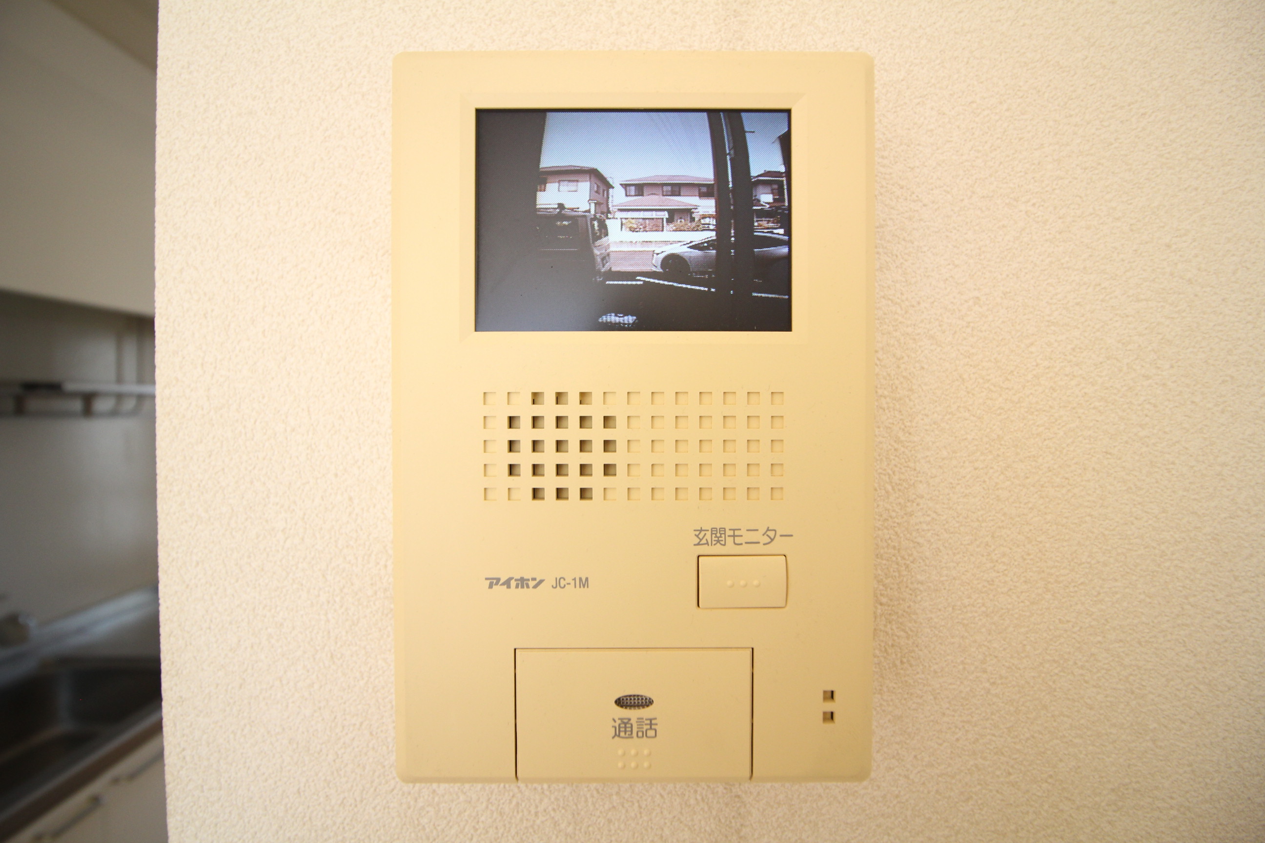 セキュリティ　モニター付きインターホン♪