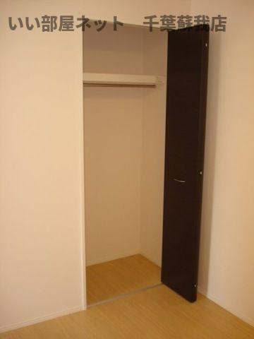 収納　たっぷりとした収納スペースです