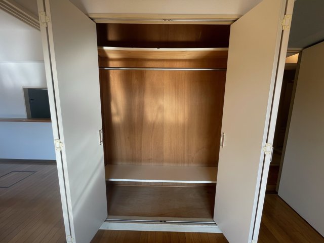 収納　たっぷりとした収納スペースです