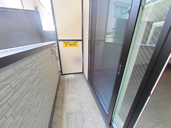 バルコニー　※別部屋の写真です