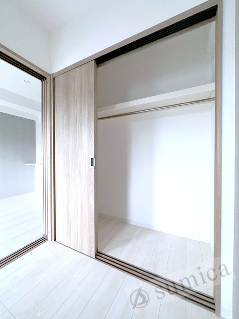 収納　収納力抜群の壁一面のクローゼットです♪♪