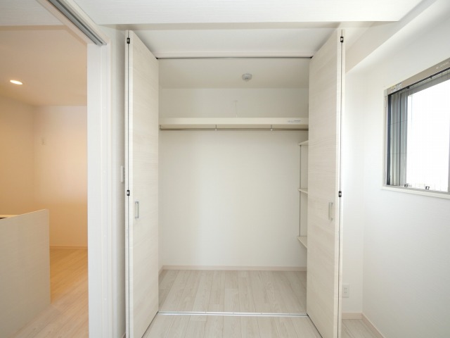 収納　たっぷりとした収納スペースです