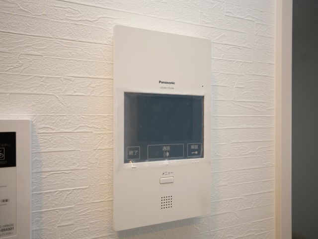 セキュリティ　モニター付きインターホンです