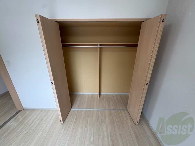 収納　クローゼットがありました。お洋服や荷物はここへ