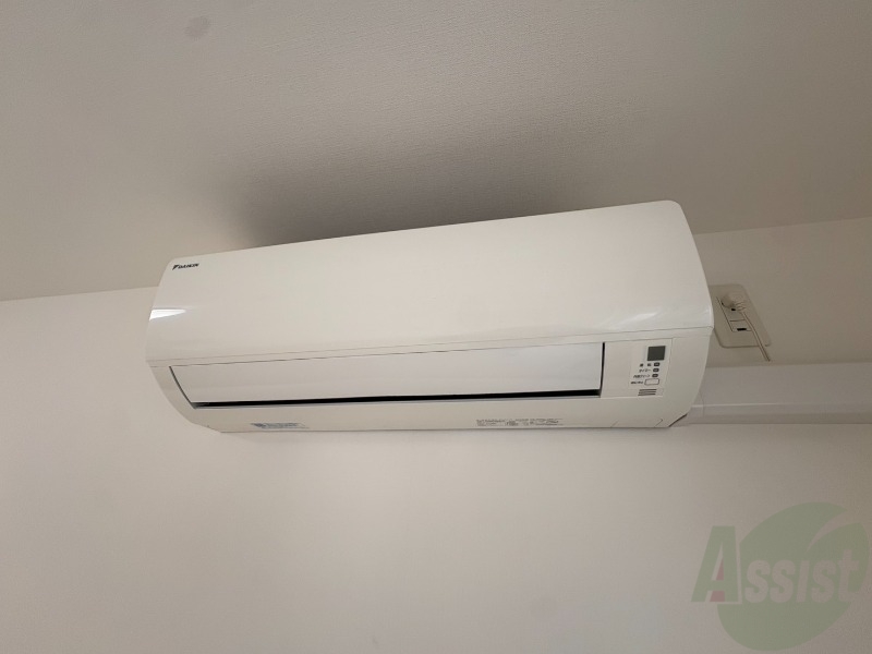 その他設備　エアコンが設置してありますので、寒暖対策もばっちり。