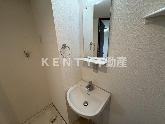 洗面設備　コンパクトで使いやすい洗面所